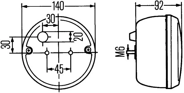 Achteruitrijlicht Hella (*OL) - 14 2 - 2ZR 001 423-001