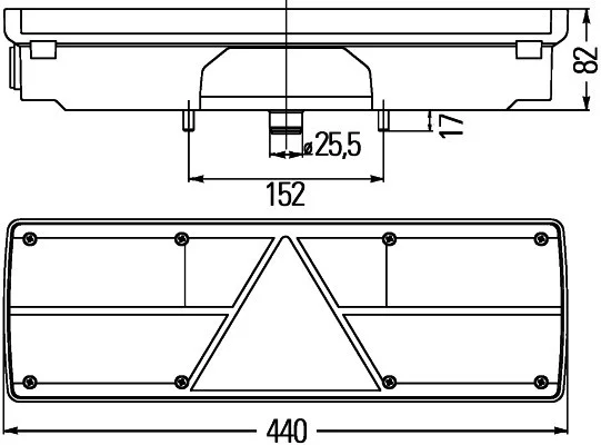 Linker Trailerlamp Hella - Hella links 1 - 2VP 340 450-151