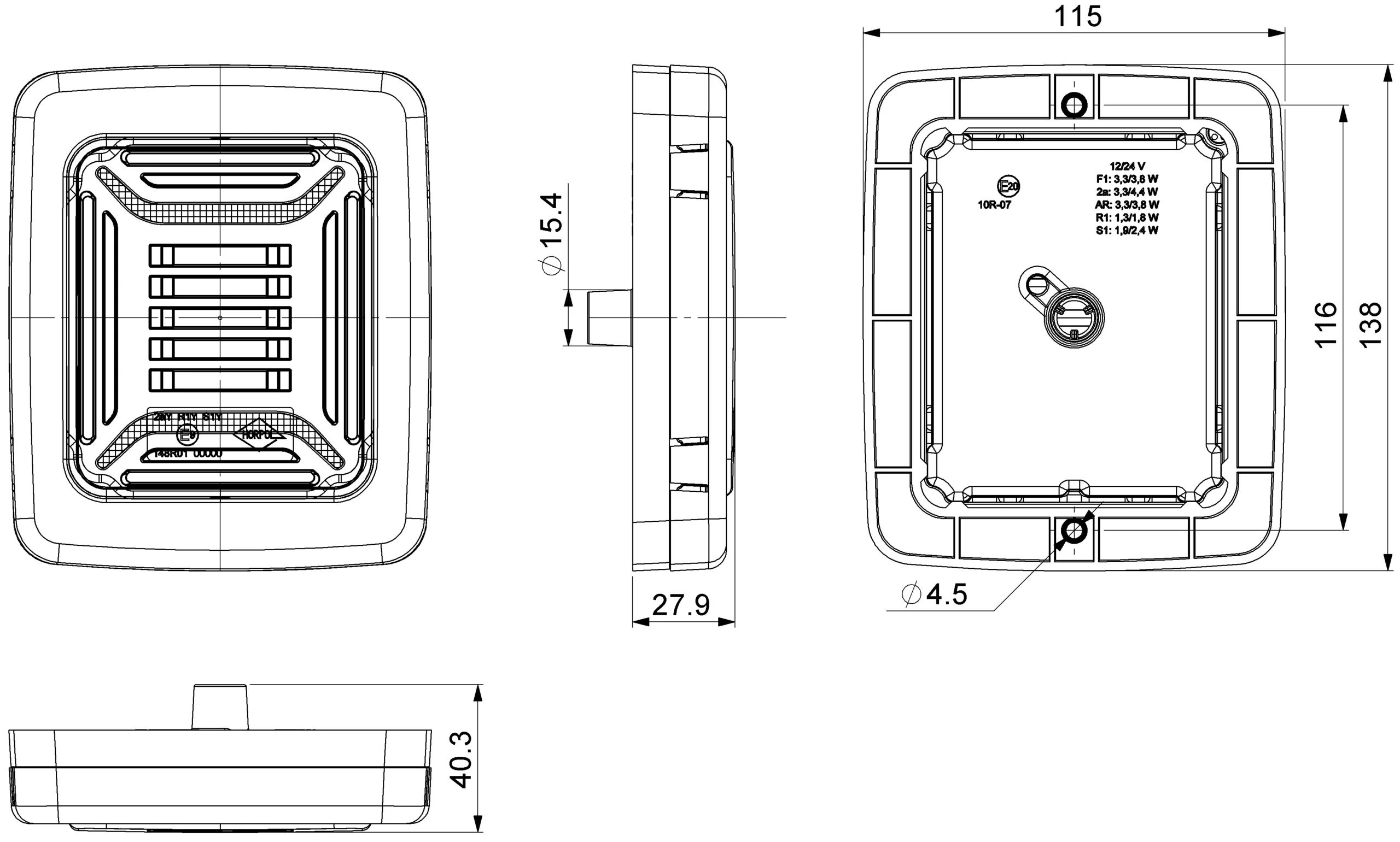 LED achterlicht | chrome | 12-24v | - Lzd 2877 lzd 2880 scaled 2 - VC-5900