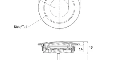 Led rond mistlamp - Example ss 40300 1 2 - SS/40340